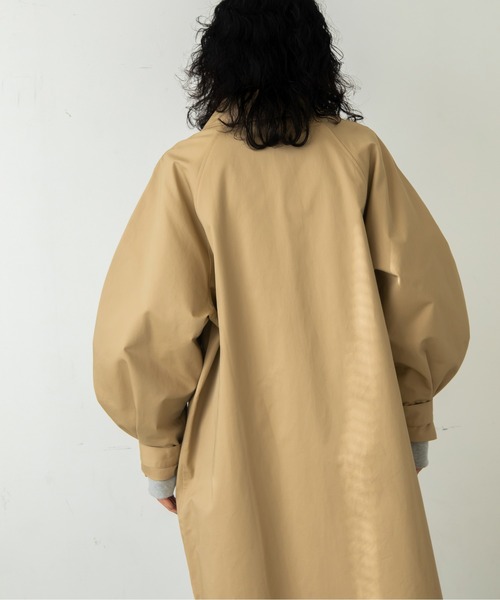 VACANCY（ヴァカンシー）の「ラウンドスリーブトレンチコート（トレンチコート・レディース・チャコールグレー/ベージュ・FREE）」の20枚目の写真