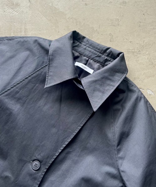 VACANCY（ヴァカンシー）の「ラウンドスリーブトレンチコート（トレンチコート・レディース・チャコールグレー/ベージュ・FREE）」の15枚目の写真