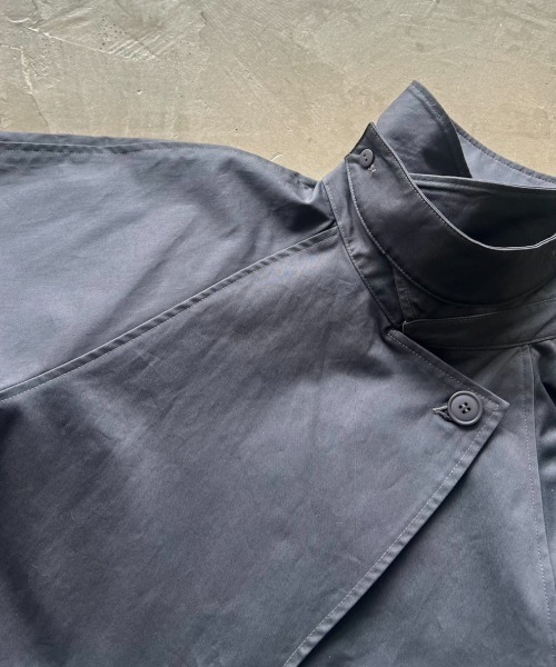 VACANCY（ヴァカンシー）の「ラウンドスリーブトレンチコート（トレンチコート・レディース・チャコールグレー/ベージュ・FREE）」の22枚目の写真