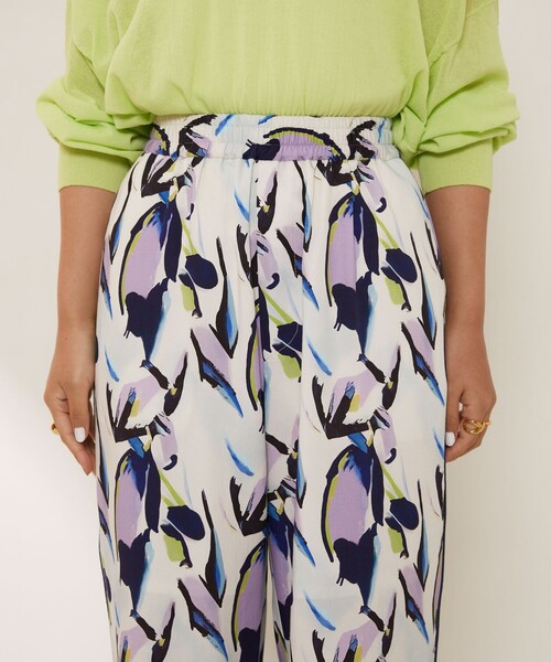 Aresense(アーセンス)の「Paris Authentique × Aresense/パリ オーセンティック 水彩柄イージーパンツ(その他パンツ・レディース・ホワイト・フリ-)」の15枚目の写真