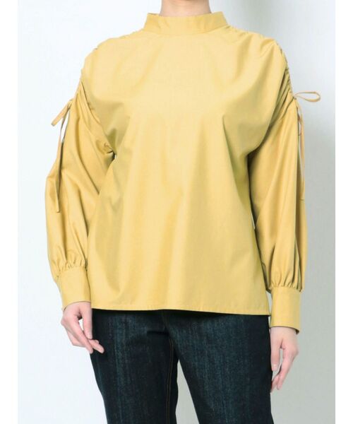 LAGUNAMOON（ラグナムーン）の「オープンショルダーギャザーブラウス（シャツ/ブラウス・レディース・ホワイト/ブラック/イエロー・FREE）」の17枚目の写真