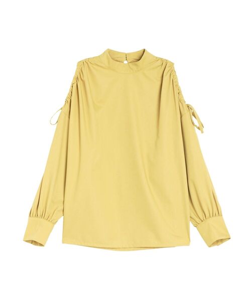 LAGUNAMOON（ラグナムーン）の「オープンショルダーギャザーブラウス（シャツ/ブラウス・レディース・ホワイト/ブラック/イエロー・FREE）」の20枚目の写真