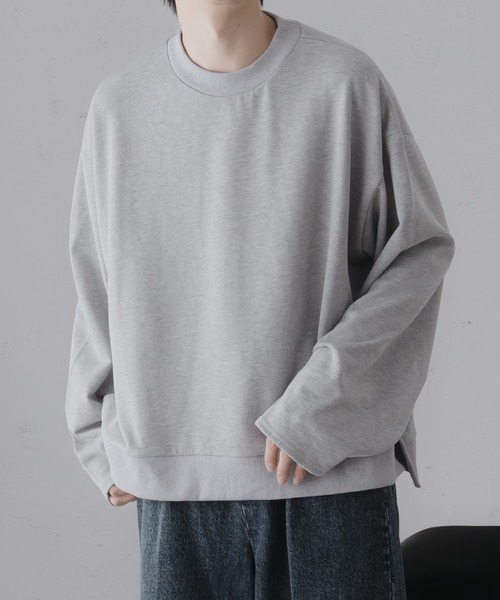 epnok（エプノック）の「サイドスリットワイドスリーブスウェット（スウェット・メンズ・ライトグレー/グレー・SMALL/MEDIUM/LARGE）」の17枚目の写真