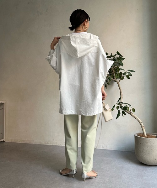 DouDou（ドゥドゥ）の「【WEB限定】アノラックポンチョブルゾン（ブルゾン・レディース・オフホワイト/ベージュ・FREE）」の17枚目の写真