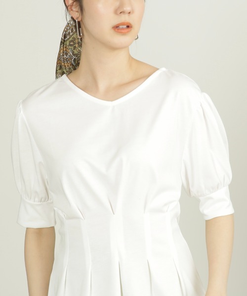 前後2Wayローラーバイオペプラムカットソー