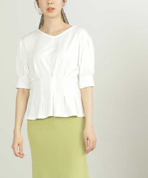 前後2Wayローラーバイオペプラムカットソー