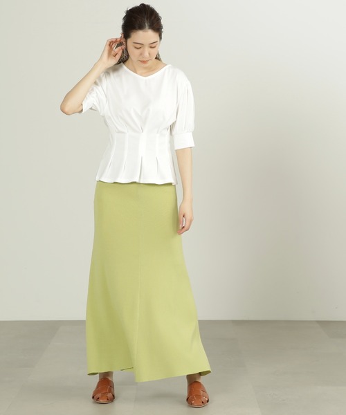 前後2Wayローラーバイオペプラムカットソー