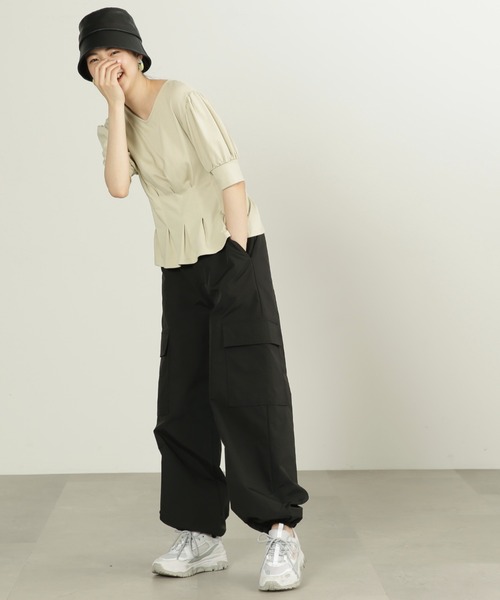 前後2Wayローラーバイオペプラムカットソー