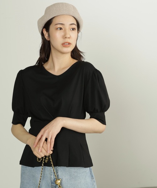 前後2Wayローラーバイオペプラムカットソー