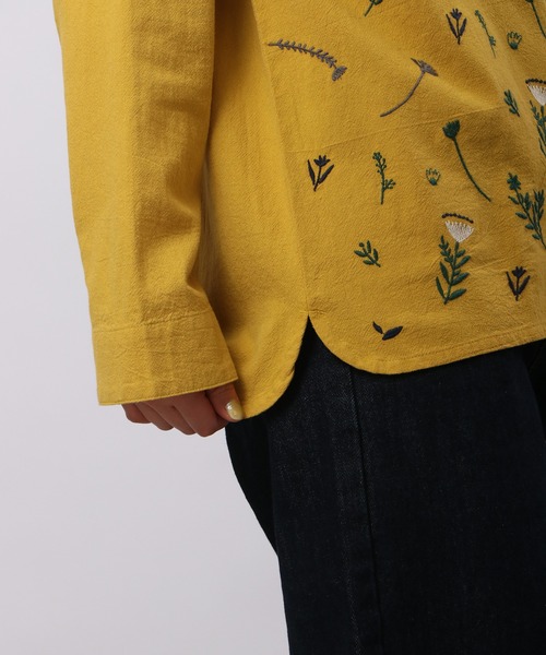 EMAGO 鳥と植物刺繍ブラウス（シャツ/ブラウス）｜Emago（イマゴ