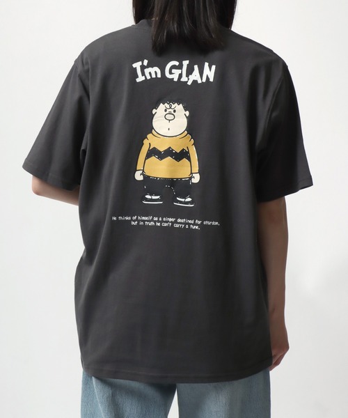 MARUKAWA（マルカワ）の「I'm Doraemon/ドラえもん ジャイアン バックプリント 刺繍 半袖Tシャツ（Tシャツ/カットソー・レディース・ダークベージュ/ブラック/ホワイト/マスタード・M/L/LL）」の19枚目の写真