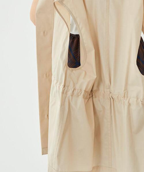 green label relaxing（グリーンレーベルリラクシング）の「スパンPE ライト サファリ シャツ（シャツ/ブラウス・レディース・オリーブ/ベージュ・FREE）」の12枚目の写真