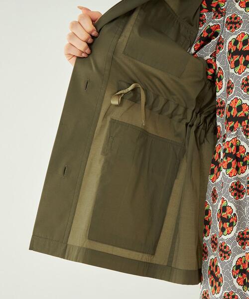 green label relaxing（グリーンレーベルリラクシング）の「スパンPE ライト サファリ シャツ（シャツ/ブラウス・レディース・オリーブ/ベージュ・FREE）」の19枚目の写真