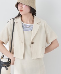 earth music&ecology | リサイクルポリエステルブレンドショートシャツ(シャツ/ブラウス)