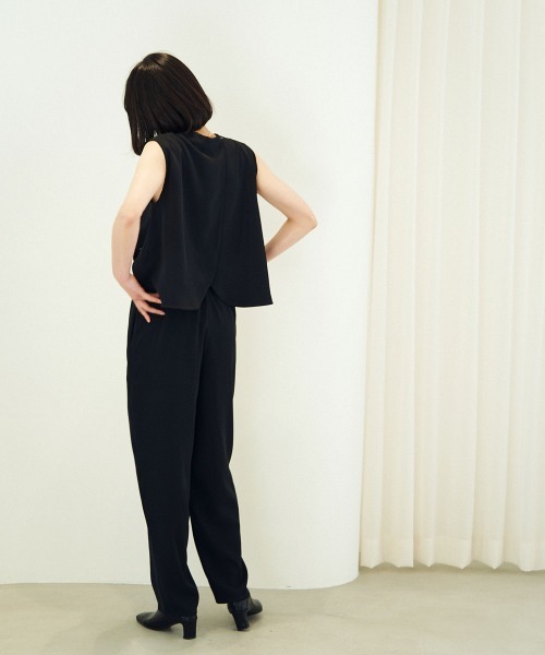marjour（マージュール）の「BACK OPEN COMBINAISON（つなぎ/オールインワン・レディース・ブラック・M）」の16枚目の写真