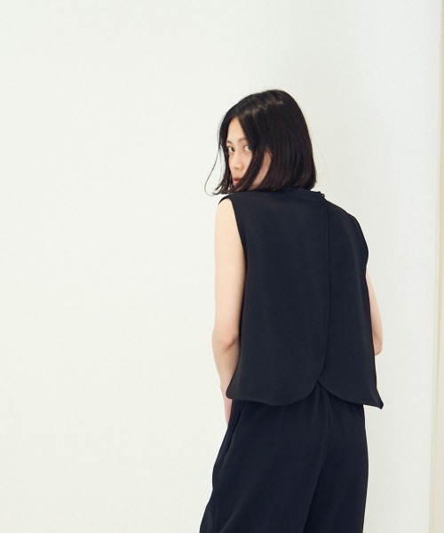 marjour（マージュール）の「BACK OPEN COMBINAISON（つなぎ/オールインワン・レディース・ブラック・M）」の12枚目の写真