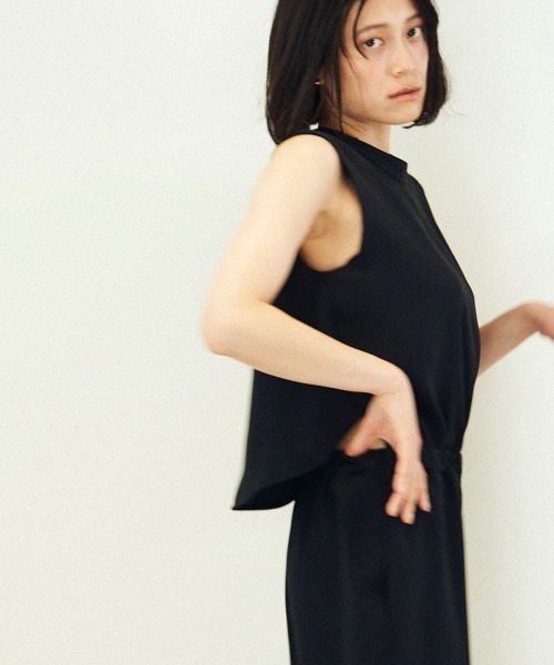 marjour（マージュール）の「BACK OPEN COMBINAISON（つなぎ/オールインワン・レディース・ブラック・M）」の10枚目の写真