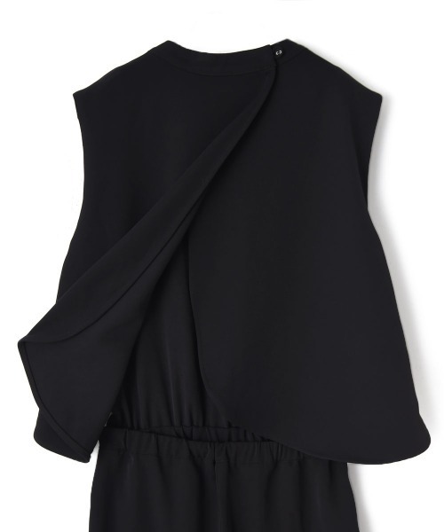 marjour（マージュール）の「BACK OPEN COMBINAISON（つなぎ/オールインワン・レディース・ブラック・M）」の3枚目の写真