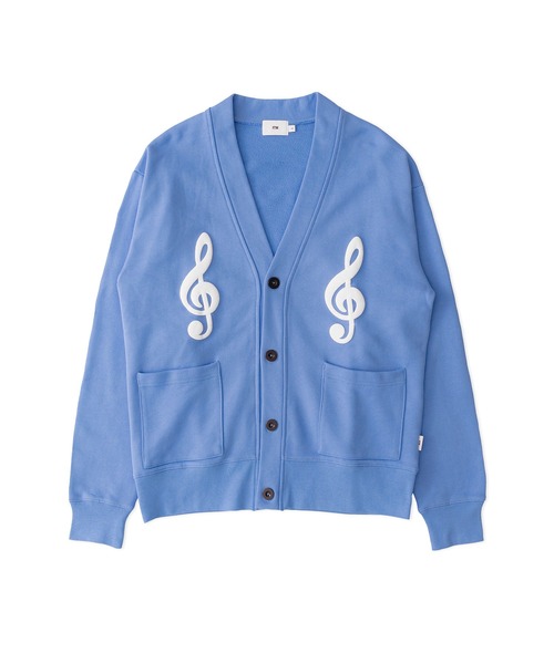 FTW(エフティダブリュー)の「MUSICAL SIGN CARDIGAN(カーディガン/ボレロ・メンズ・ライトブラウン/ブラック/ライトブルー・LARGE/MEDIUM)」の3枚目の写真
