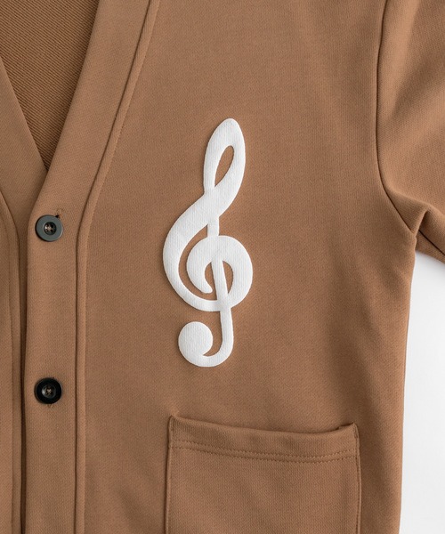 FTW(エフティダブリュー)の「MUSICAL SIGN CARDIGAN(カーディガン/ボレロ・メンズ・ライトブラウン/ブラック/ライトブルー・LARGE/MEDIUM)」の6枚目の写真
