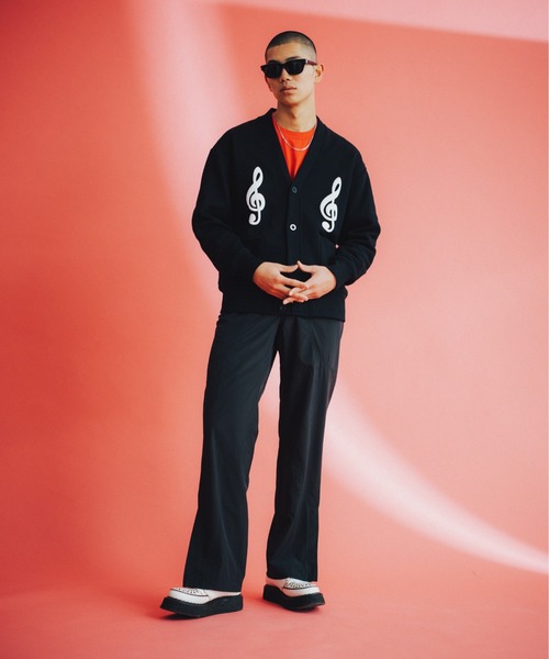 FTW(エフティダブリュー)の「MUSICAL SIGN CARDIGAN(カーディガン/ボレロ・メンズ・ライトブラウン/ブラック/ライトブルー・LARGE/MEDIUM)」の17枚目の写真