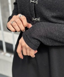 cropped sheer cardigan（クロップドシアーカーディガン） cropped sheer cardigan（クロップドシアーカーディガン