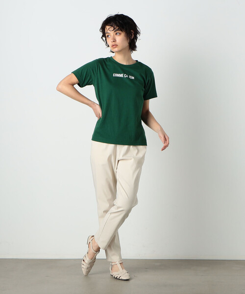 COMME CA ISM(コムサイズム)の「コムサイズムTシャツ(Tシャツ/カットソー・レディース・グリーン/ホワイト/オレンジ/ブラック・MEDIUM/LARGE)」の7枚目の写真