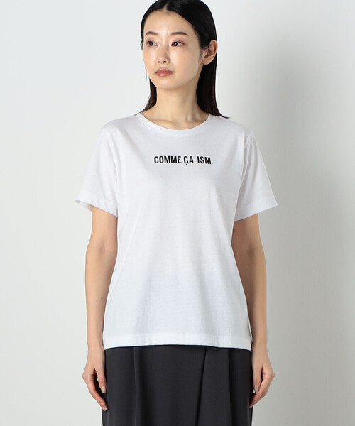 COMME CA ISM(コムサイズム)の「コムサイズムTシャツ(Tシャツ/カットソー・レディース・グリーン/ホワイト/オレンジ/ブラック・MEDIUM/LARGE)」の18枚目の写真