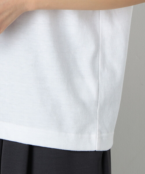 COMME CA ISM(コムサイズム)の「コムサイズムTシャツ(Tシャツ/カットソー・レディース・グリーン/ホワイト/オレンジ/ブラック・MEDIUM/LARGE)」の8枚目の写真