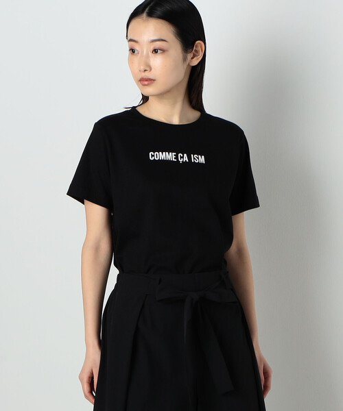 COMME CA ISM(コムサイズム)の「コムサイズムTシャツ(Tシャツ/カットソー・レディース・グリーン/ホワイト/オレンジ/ブラック・MEDIUM/LARGE)」の3枚目の写真