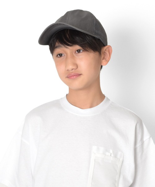 GLAZOS（グラソス）の「無地メッシュキャップ（キャップ・キッズ・ネイビー/ブラック/グレー・フリー）」の3枚目の写真