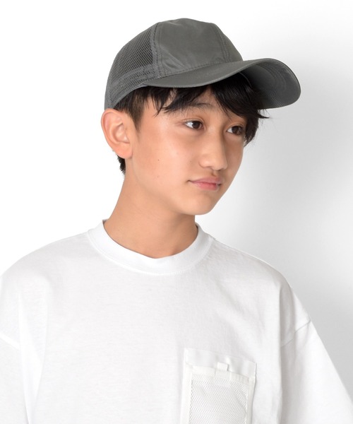 GLAZOS（グラソス）の「無地メッシュキャップ（キャップ・キッズ・ネイビー/ブラック/グレー・フリー）」の4枚目の写真
