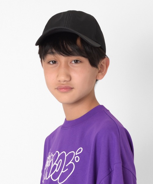 GLAZOS（グラソス）の「無地メッシュキャップ（キャップ・キッズ・ネイビー/ブラック/グレー・フリー）」の5枚目の写真