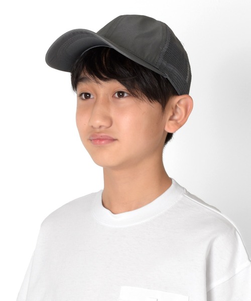 GLAZOS（グラソス）の「無地メッシュキャップ（キャップ・キッズ・ネイビー/ブラック/グレー・フリー）」の6枚目の写真