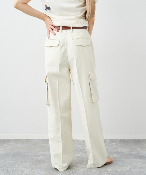 plage(プラージュ)の「Cargo パンツ(カーゴパンツ・レディース・カーキ/アイボリー・34/36/38)」の10枚目の写真