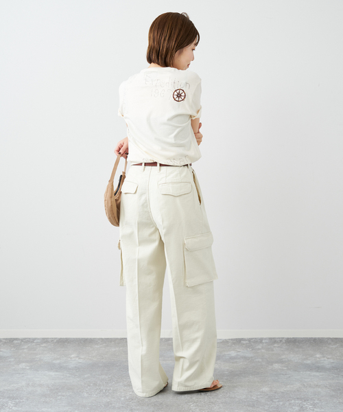 plage(プラージュ)の「Cargo パンツ(カーゴパンツ・レディース・カーキ/アイボリー・34/36/38)」の11枚目の写真