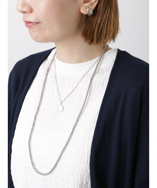 Lugnoncure（ルノンキュール）の「【UV加工】ミドル丈ショールカーディガン（カーディガン/ボレロ・レディース・グレー/ネイビー/ミント・ﾌﾘ-）」の19枚目の写真