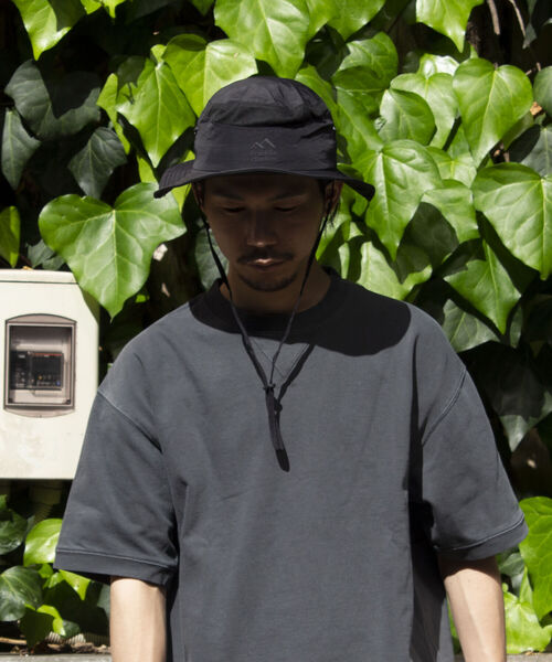 Franklin Climbing(フランクリンクライミング)の「【Franklin Climbing】ナイロン サファリハット(ハット・メンズ・ベージュ/ブラック・FREE)」の4枚目の写真