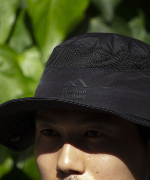 Franklin Climbing(フランクリンクライミング)の「【Franklin Climbing】ナイロン サファリハット(ハット・メンズ・ベージュ/ブラック・FREE)」の7枚目の写真