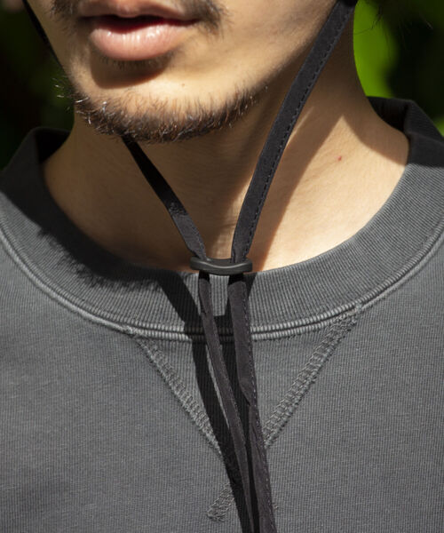 Franklin Climbing(フランクリンクライミング)の「【Franklin Climbing】ナイロン サファリハット(ハット・メンズ・ベージュ/ブラック・FREE)」の8枚目の写真