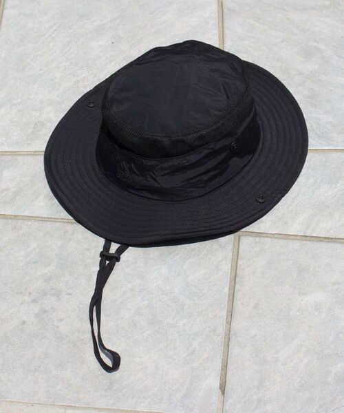 Franklin Climbing(フランクリンクライミング)の「【Franklin Climbing】ナイロン サファリハット(ハット・メンズ・ベージュ/ブラック・FREE)」の11枚目の写真