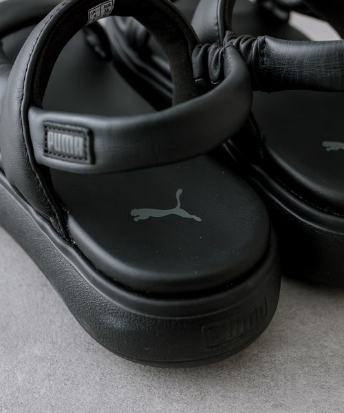 PUMA(プーマ)の「【PUMA (プーマ)】スウェードマユ サマーサンダルウィメンズ(サンダル・レディース・ブラック/アイボリー・25cm/23cm/24cm/22cm)」の3枚目の写真