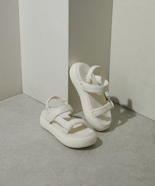 PUMA(プーマ)の「【PUMA (プーマ)】スウェードマユ サマーサンダルウィメンズ(サンダル・レディース・ブラック/アイボリー・25cm/23cm/24cm/22cm)」の14枚目の写真