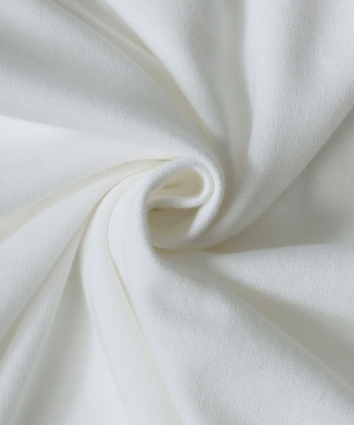 SITRY(シトリー)の「Big silhouette one point stitch half zip polo shirt / ビッグシルエット ワンポイント 刺繍 ハーフジップ 半袖 ポロシャツ(ポロシャツ・メンズ・ホワイト/オレンジ/ブラック・M/L)」の5枚目の写真