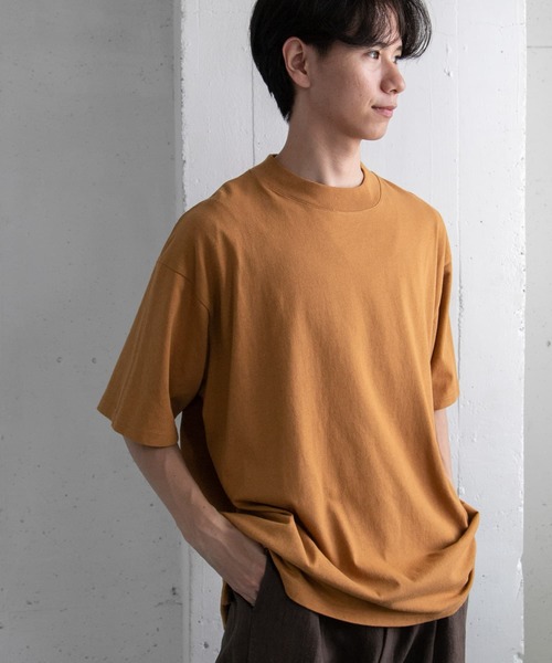 FORK&SPOON(フォークアンドスプーン)の「FORK&SPOON カラープレーティングTシャツ(Tシャツ/カットソー・メンズ・オフホワイト/ブルー系その他/ライトグレー/キャメル・5/4)」の1枚目の写真