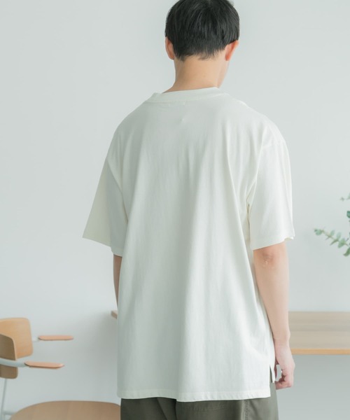FORK&SPOON(フォークアンドスプーン)の「FORK&SPOON カラープレーティングTシャツ(Tシャツ/カットソー・メンズ・オフホワイト/ブルー系その他/ライトグレー/キャメル・5/4)」の7枚目の写真