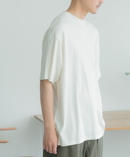 FORK&SPOON(フォークアンドスプーン)の「FORK&SPOON カラープレーティングTシャツ(Tシャツ/カットソー・メンズ・オフホワイト/ブルー系その他/ライトグレー/キャメル・5/4)」の8枚目の写真
