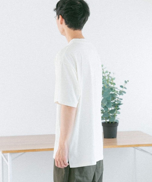 FORK&SPOON(フォークアンドスプーン)の「FORK&SPOON カラープレーティングTシャツ(Tシャツ/カットソー・メンズ・オフホワイト/ブルー系その他/ライトグレー/キャメル・5/4)」の11枚目の写真