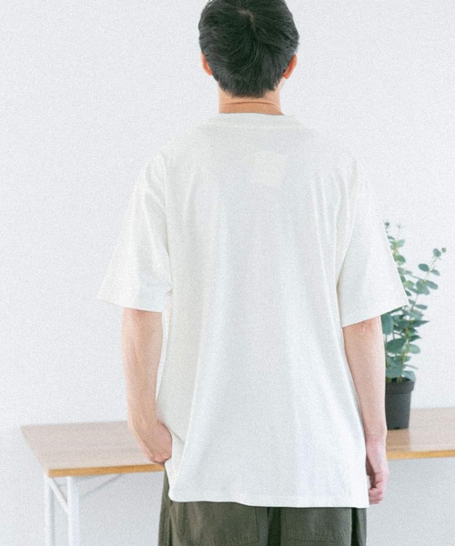 FORK&SPOON(フォークアンドスプーン)の「FORK&SPOON カラープレーティングTシャツ(Tシャツ/カットソー・メンズ・オフホワイト/ブルー系その他/ライトグレー/キャメル・5/4)」の12枚目の写真