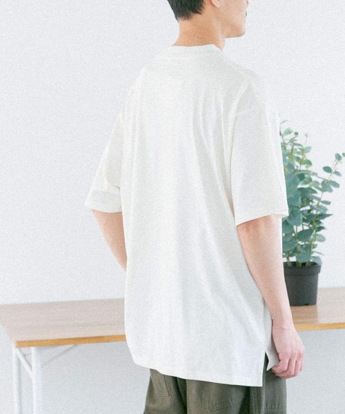 FORK&SPOON(フォークアンドスプーン)の「FORK&SPOON カラープレーティングTシャツ(Tシャツ/カットソー・メンズ・オフホワイト/ブルー系その他/ライトグレー/キャメル・5/4)」の13枚目の写真